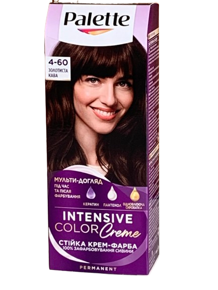 Краска для волос Palette 4-60 Золотистый кофе (10034)