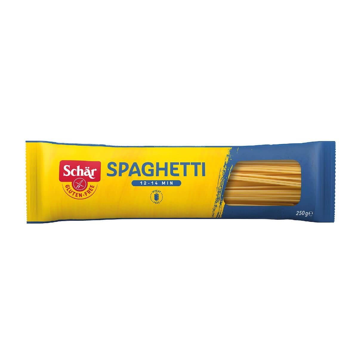 Паста без глютену Dr. Schar Spaghetti з кукурудзи і рису 250 г (8008698010037) - фото 1