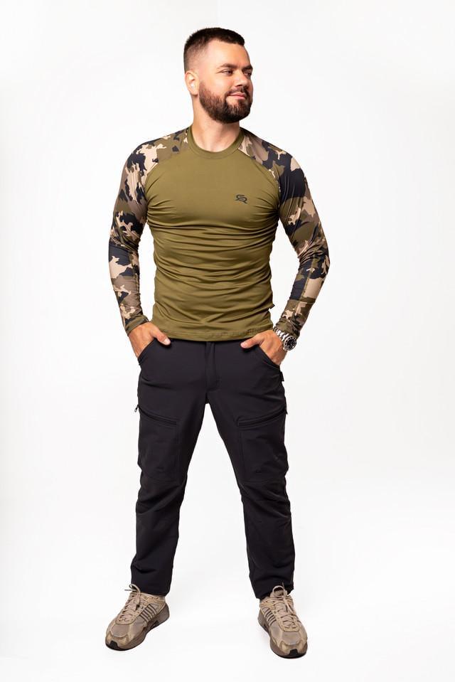 Футболка ThermoX Furious Army LS XXL Оливковий - фото 2