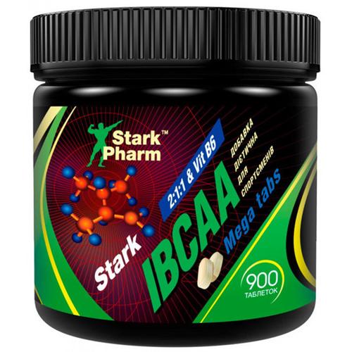 Аминокислота BCAA для спорта Stark Pharm Stark IBCAA 2-1-1 Mega tabs 900 Tabs