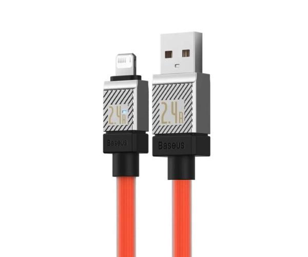 Кабель USB Data BASEUS CoolPlay USB to Lightning 2,4A 2 м Orange - фото 5 Кабель USB Data BASEUS CoolPlay USB to Lightning 2,4A 2 м Orange - фото 5