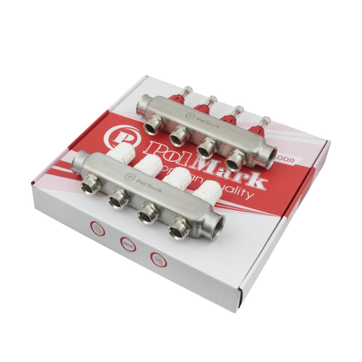 Коллектор Polmark 1x3/4 4 выхода PSMF104 - фото 3 Коллектор Polmark 1x3/4 4 выхода PSMF104 - фото 3