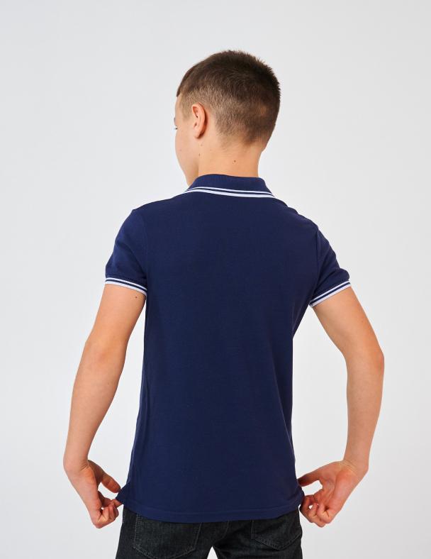 Футболка-поло для мальчика Smil Лакоста 134 см Темно синий (114114) - фото 3 Футболка-поло для мальчика Smil Лакоста 134 см Темно синий (114114) - фото 3