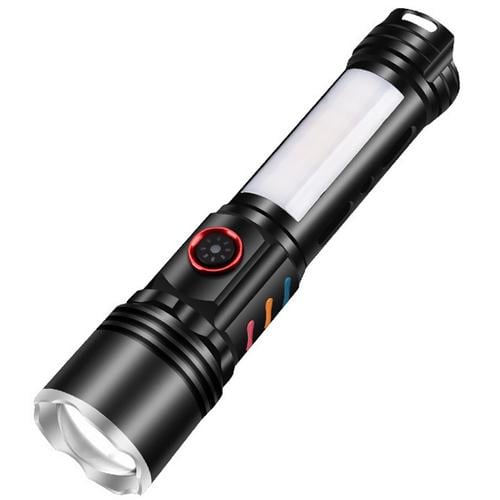 Ручной фонарь аккумуляторный PLD-2307 Power Bank Черный