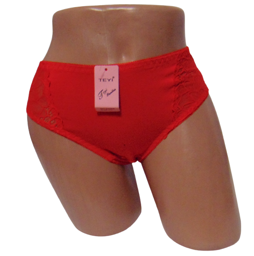 Женские трусики хлопковые Teyi 20003 2XL Красный (1799535968)