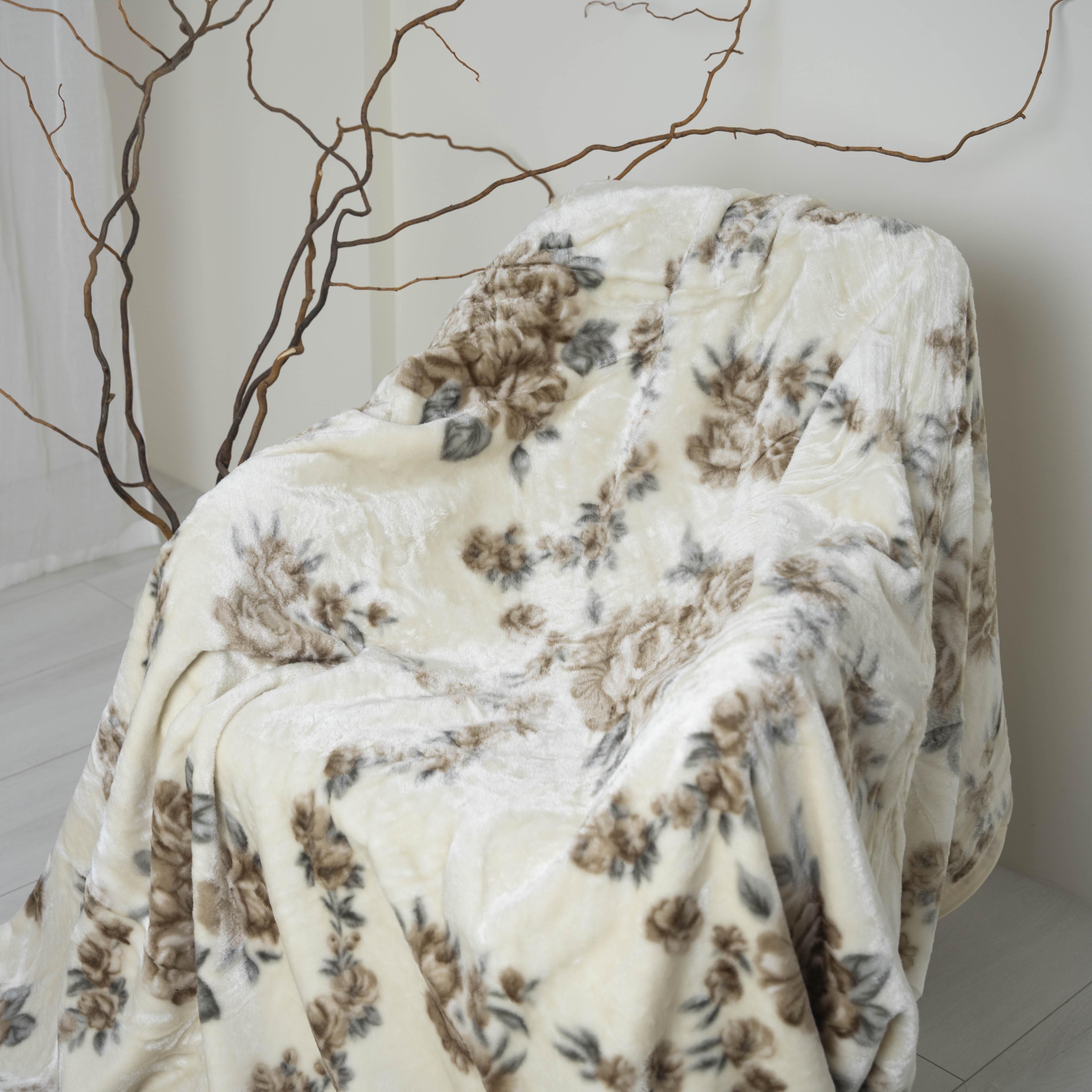 Покрывало Цветы 200x230 см Белый (88858) Покрывало Цветы 200x230 см Белый (88858)