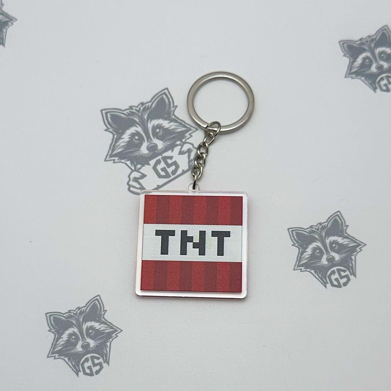 Брелок акриловий Minecraft ТNT (2286622593)