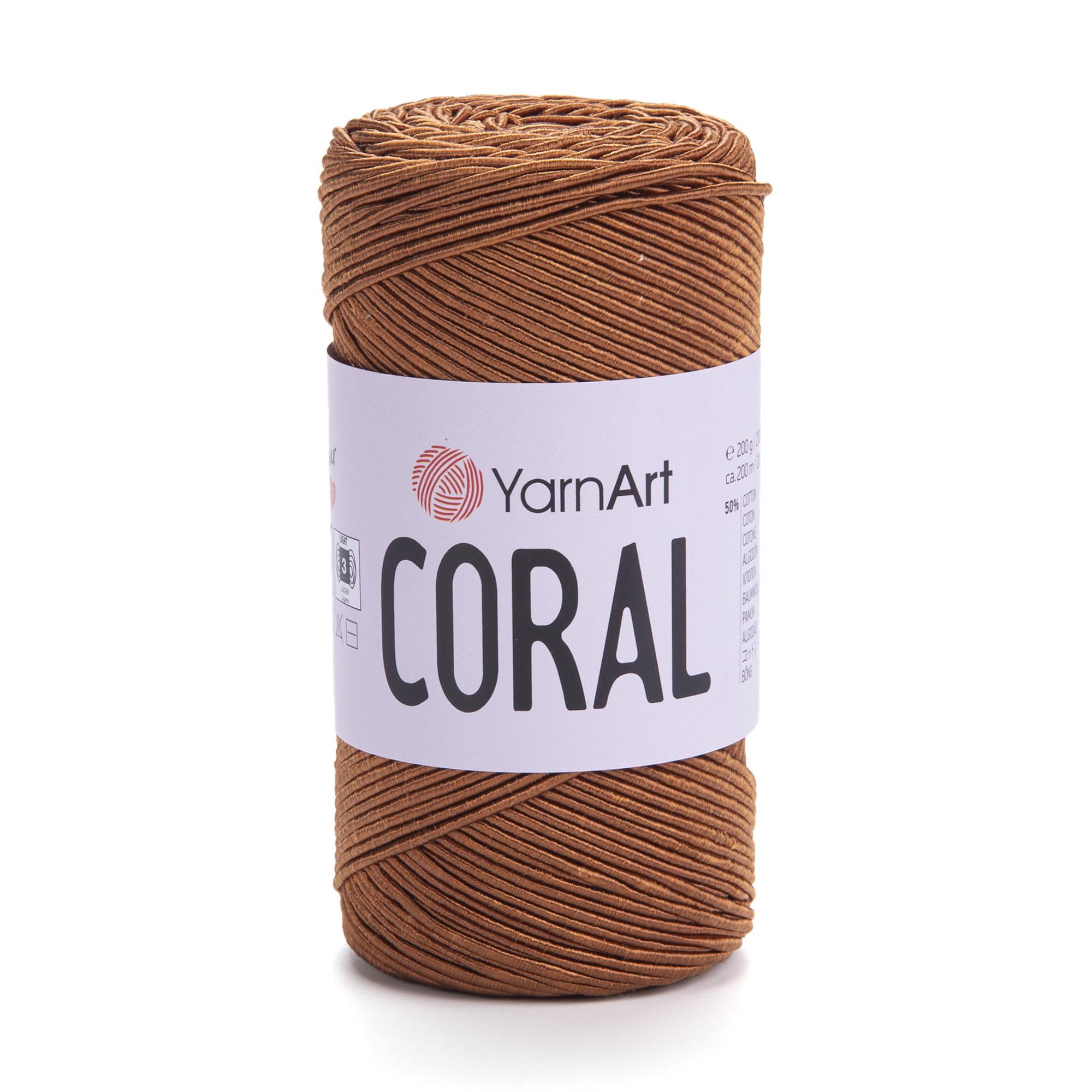 Пряжа YarnArt Coral 1904 года Карамель (6620)