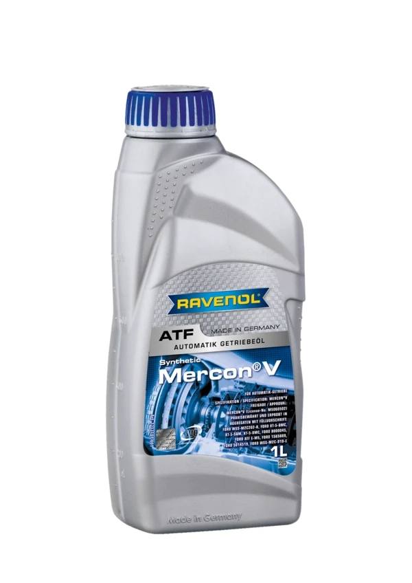 Масло для АКПП RAVENOL ATF Mercon V синтетика 1 л (1212101-001)