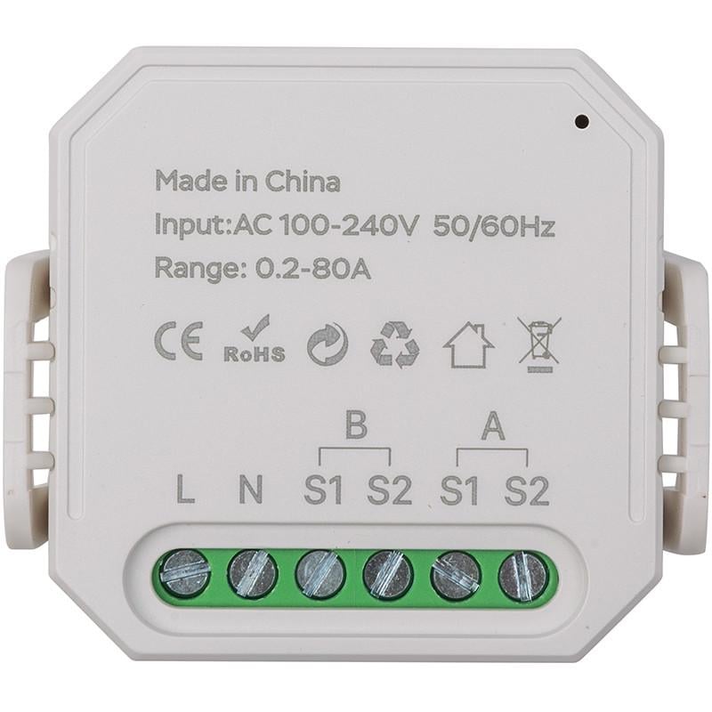 Выключатель счетчика энергии Tuya Wi-Fi MS02 2 CT