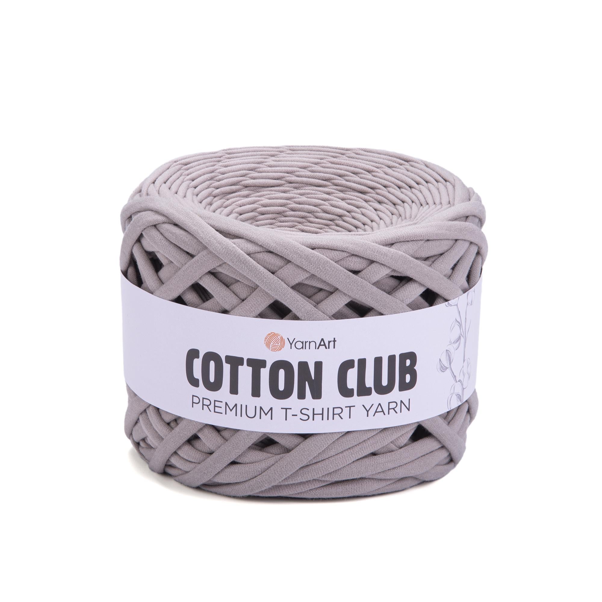 Пряжа YarnArt Cotton Club 7308 Серый средний (7532)