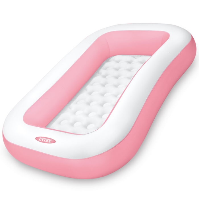 Бассейн детский Intex надувной прямоугольный 90 л 166х100х20 см (52184) Бассейн детский Intex надувной прямоугольный 90 л 166х100х20 см (52184)