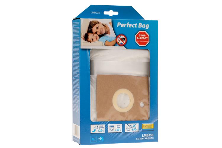 Набор мешков для пылесоса LG LMB03K Worwo 4 шт.