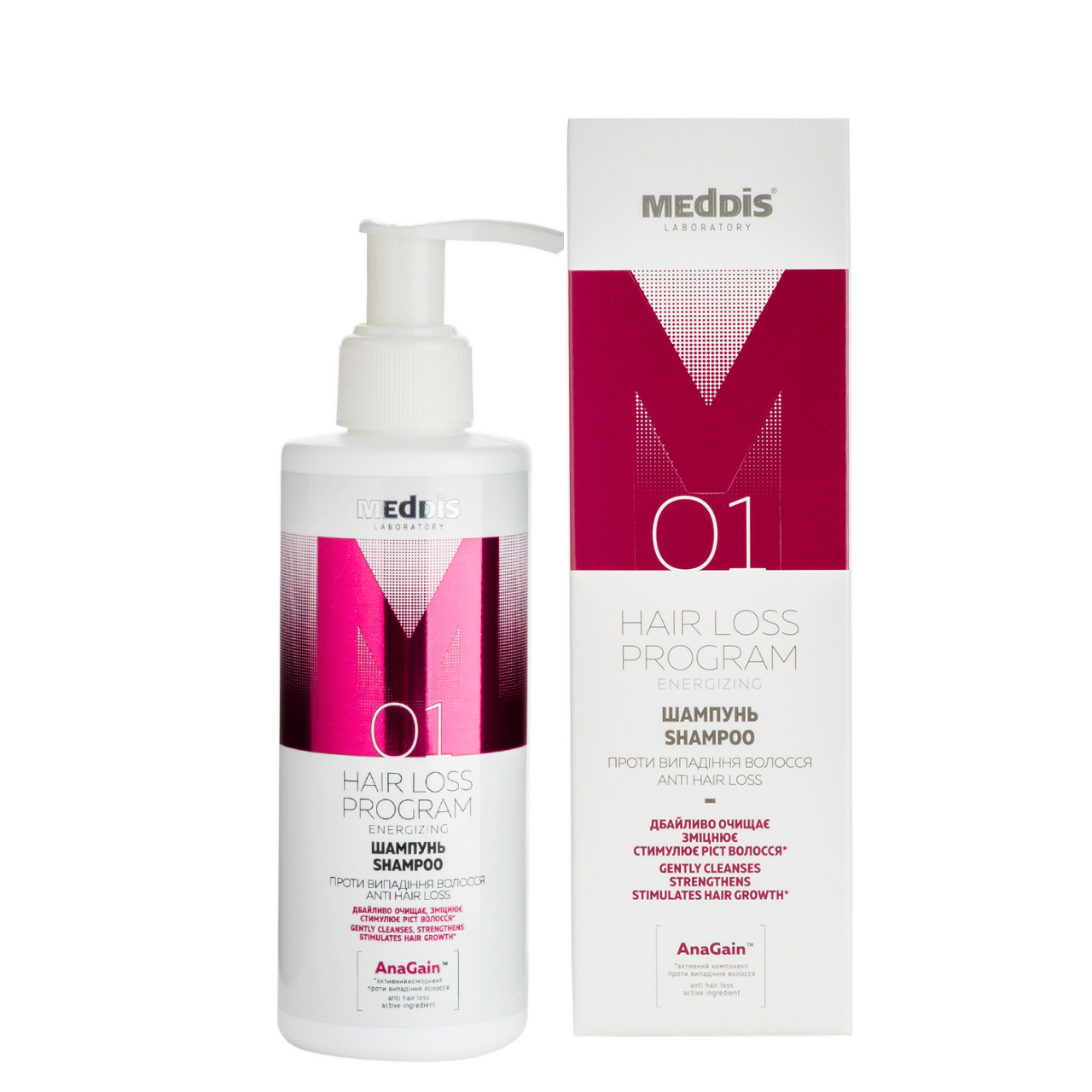 Шампунь против выпадения волос Meddis Hair Loss Program Energizing Shampoo 200 мл