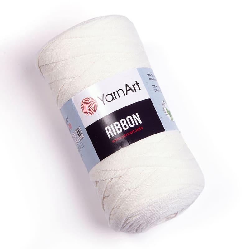 Пряжа YarnArt Ribbon 752 Молочный