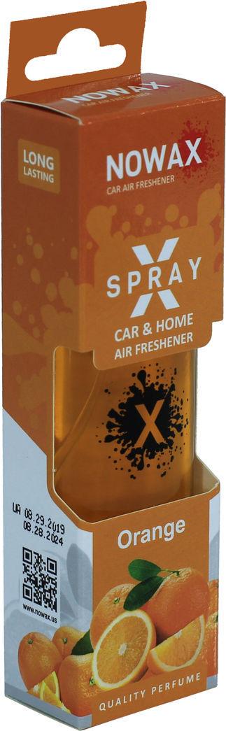 Ароматизатор для авто Nowax X Spray Orange на зеркало спрей 50 мл (0303305)