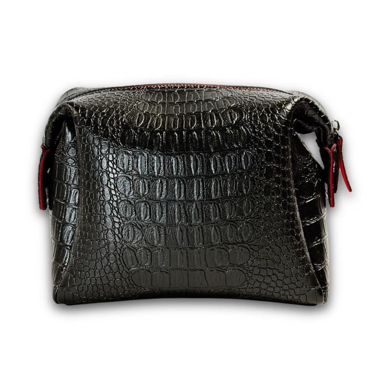 Косметичка гладка Gorillas Accessories Шанель FR33 екошкіра Чорний