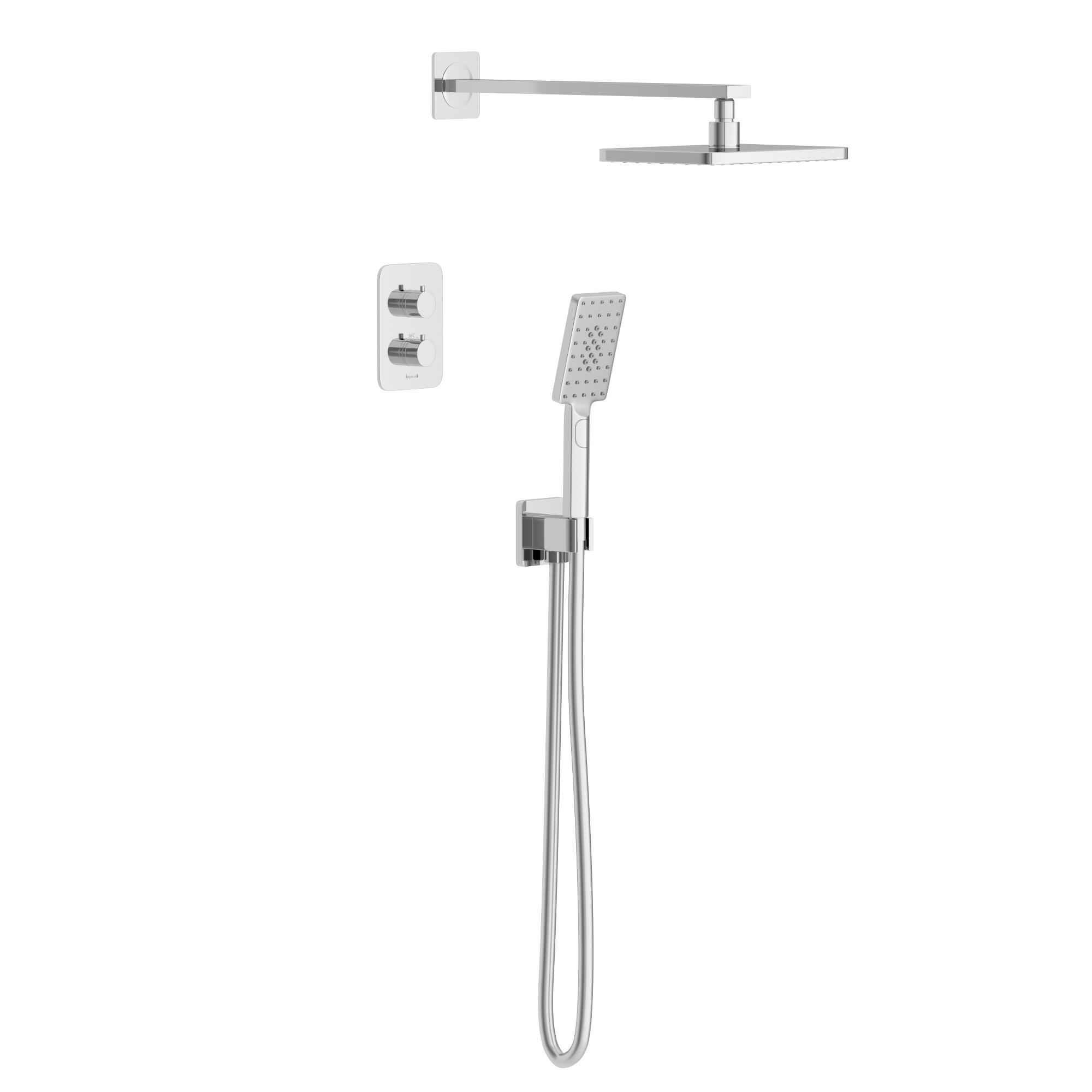 Душевая система скрытого типа Imprese Bilovec t04800901SQС с верхним душем Хром (253640)