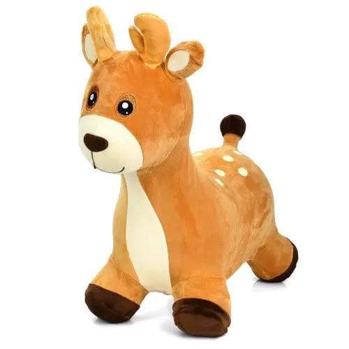 Детский попрыгунчик Оленятко плюшевый (MS 4486)
