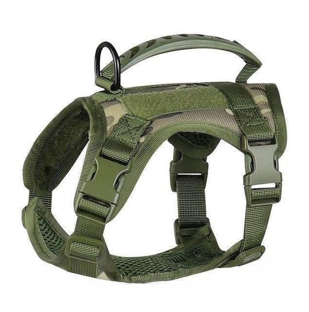 Шлея для котов и мелких собак Harness с ручкой 35-48 см Оливковый (2120157961) - фото 1 Шлея для котов и мелких собак Harness с ручкой 35-48 см Оливковый (2120157961) - фото 1