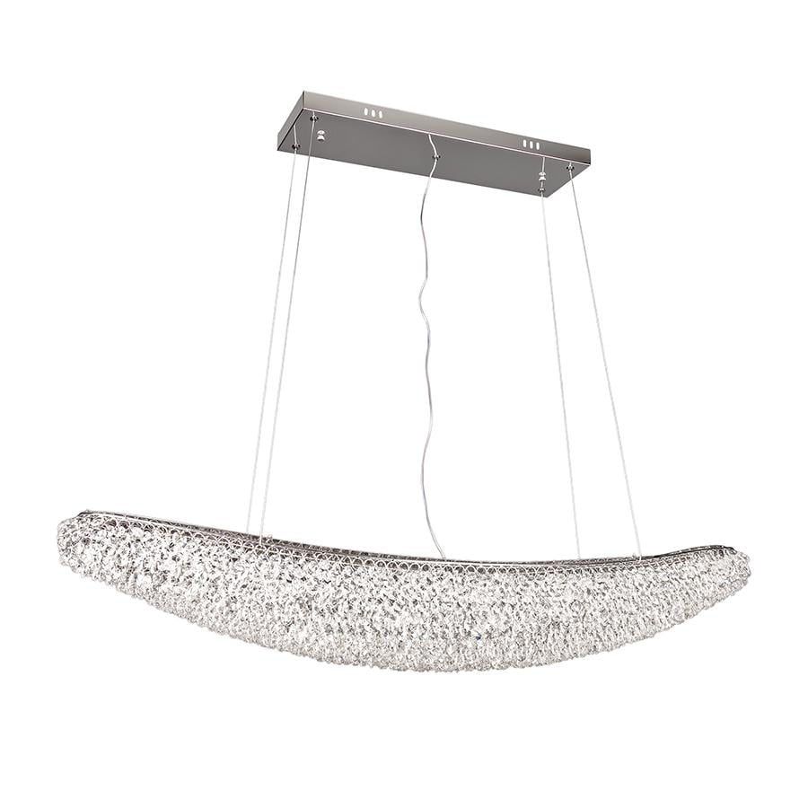 Люстра подвесная светодиодная хрустальная LED Levistella 7897208 1100 CH Хром Люстра подвесная светодиодная хрустальная LED Levistella 7897208 1100 CH Хром