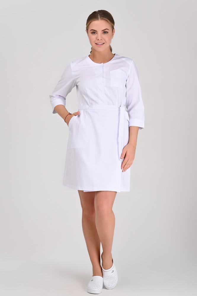 Халат TopLine Каліфорнія рукав 3/4 р. 64 Білий (11934-(64) б.)