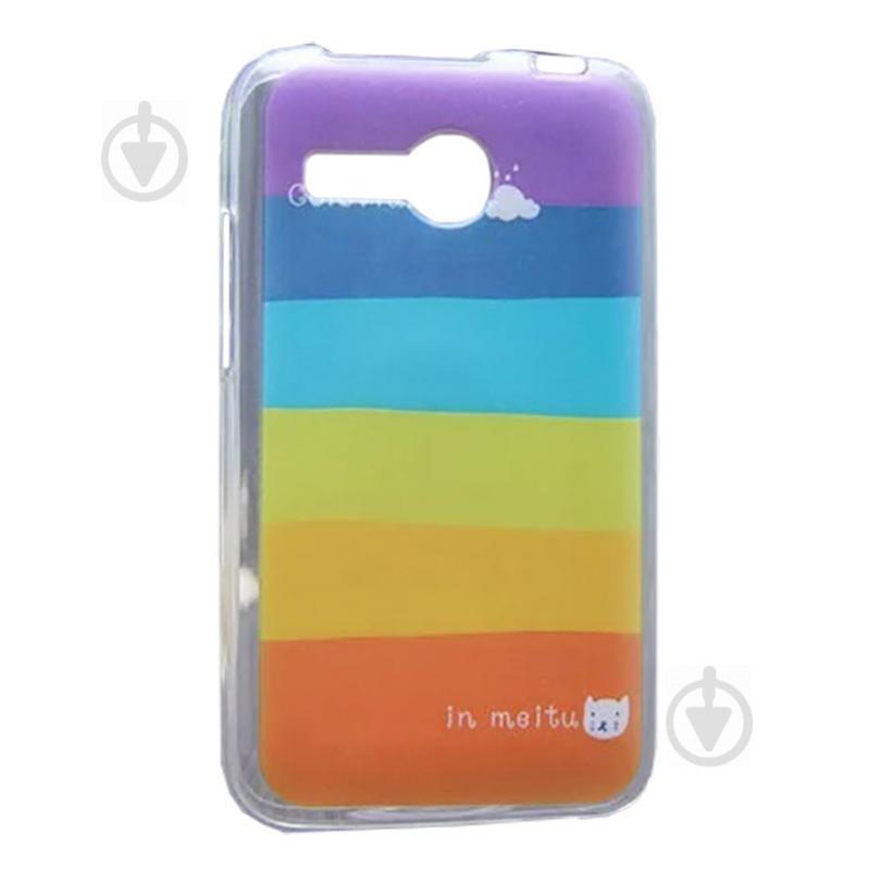 Чехол с рисунком Printed Silicone для Lenovo A316 Радуга (hub_MGMc43893)