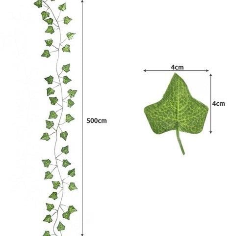 Плющ искусственный декоративный для отделки интерьера с LED-подсветкой 25 м Зеленый - фото 3 Плющ искусственный декоративный для отделки интерьера с LED-подсветкой 25 м Зеленый - фото 3