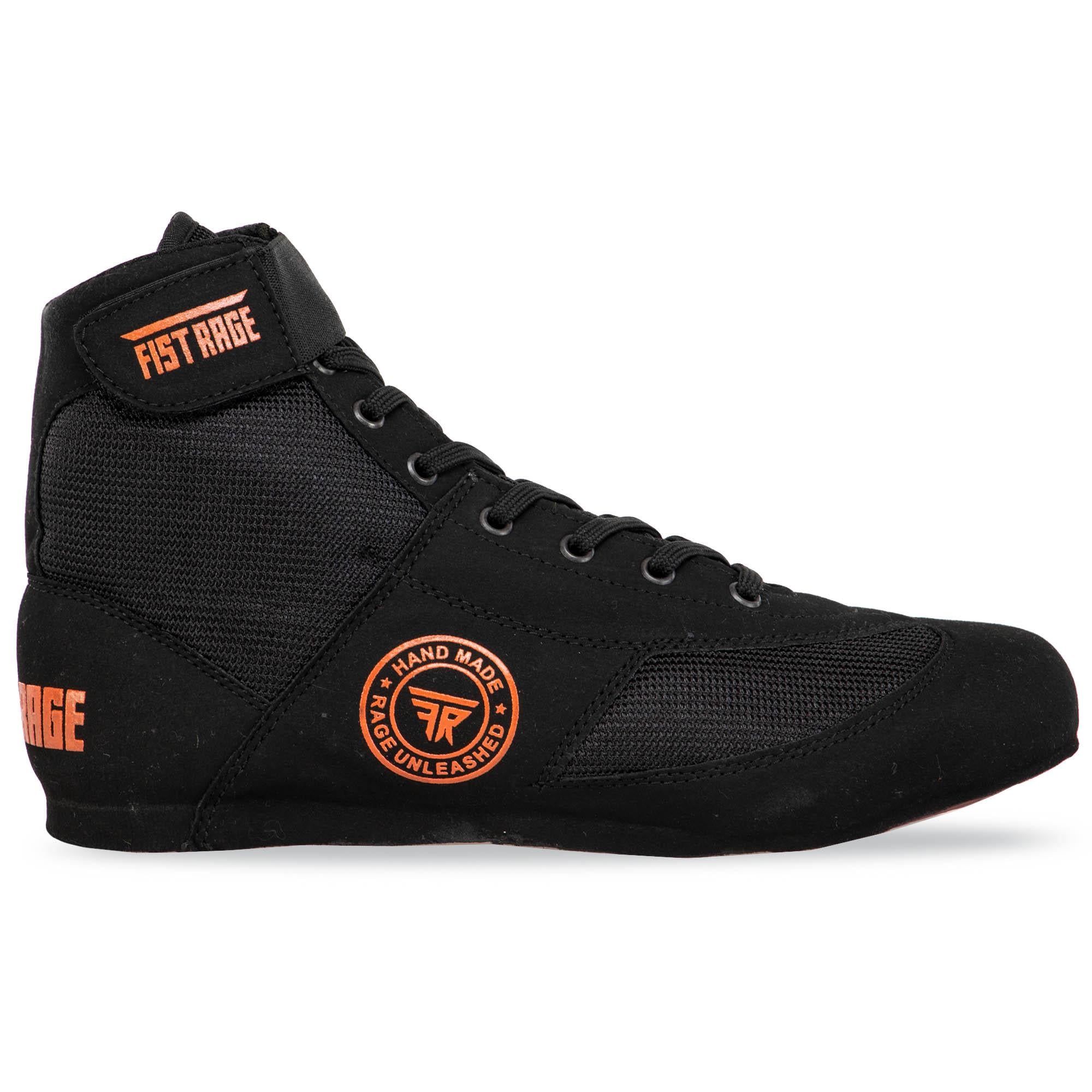 Боксерки замшевые FISTRAGE FISTRAGE VL-8486 р. 37 Черно-оранжевый (31773637)