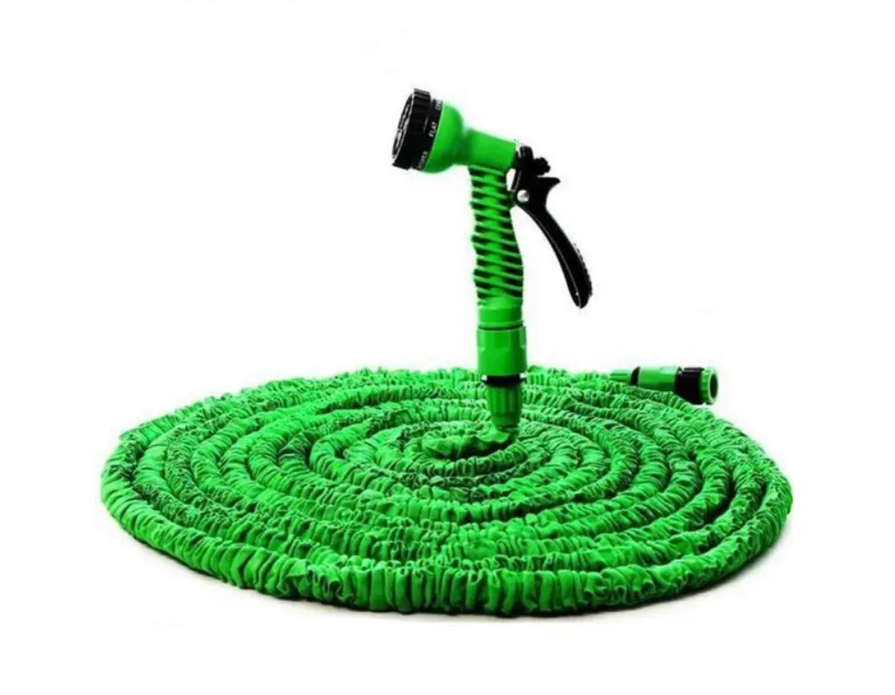 Шланг поливочный Мagic House 150FT растягивается в 3 раза с распылителем на 8 режимов полива 45 м (24996548) Шланг поливочный Мagic House 150FT растягивается в 3 раза с распылителем на 8 режимов полива 45 м (24996548)