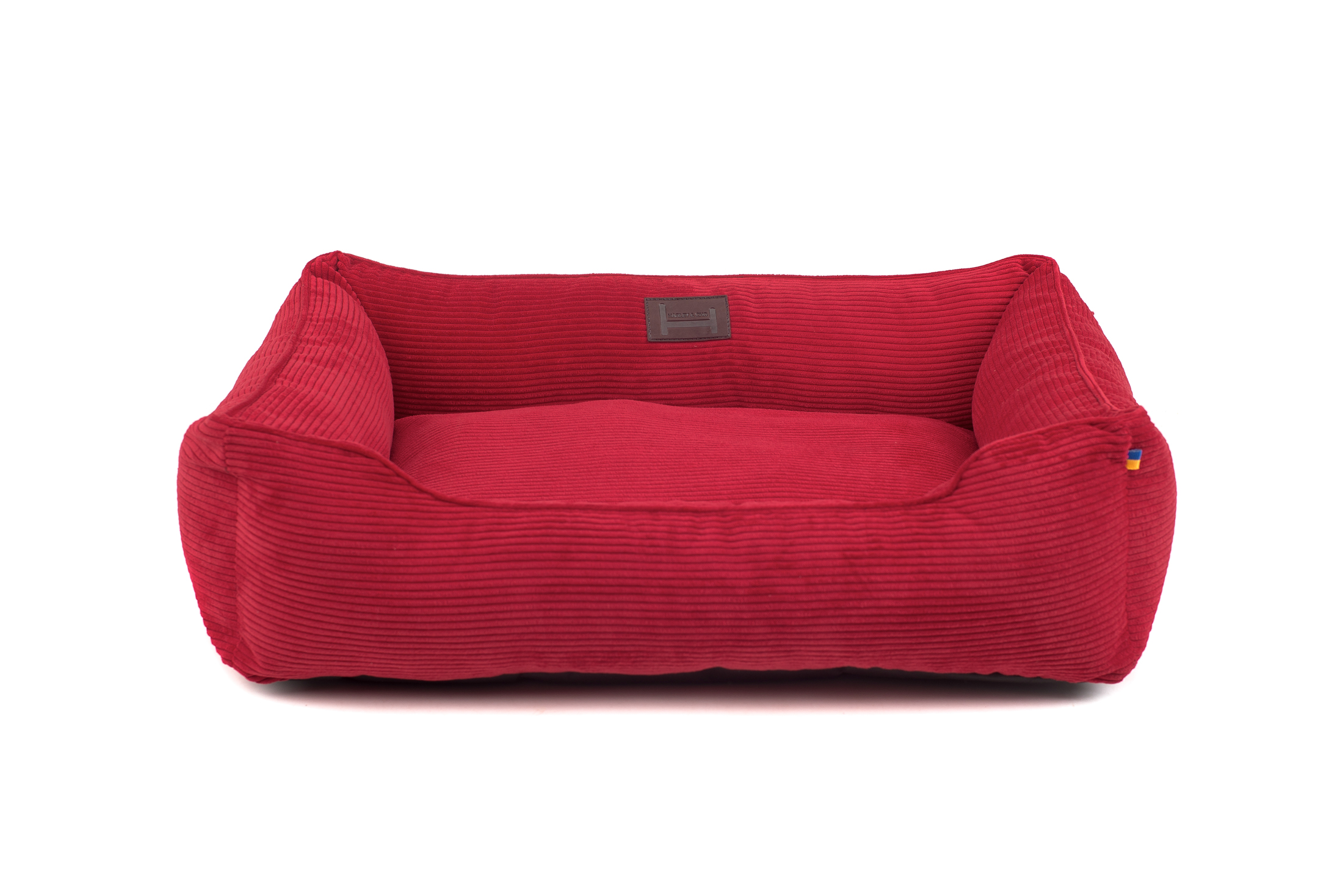 Лежак для тварин Harley and Cho Dreamer Velvet 90х60 см з бортами Red (3100106) - фото 1