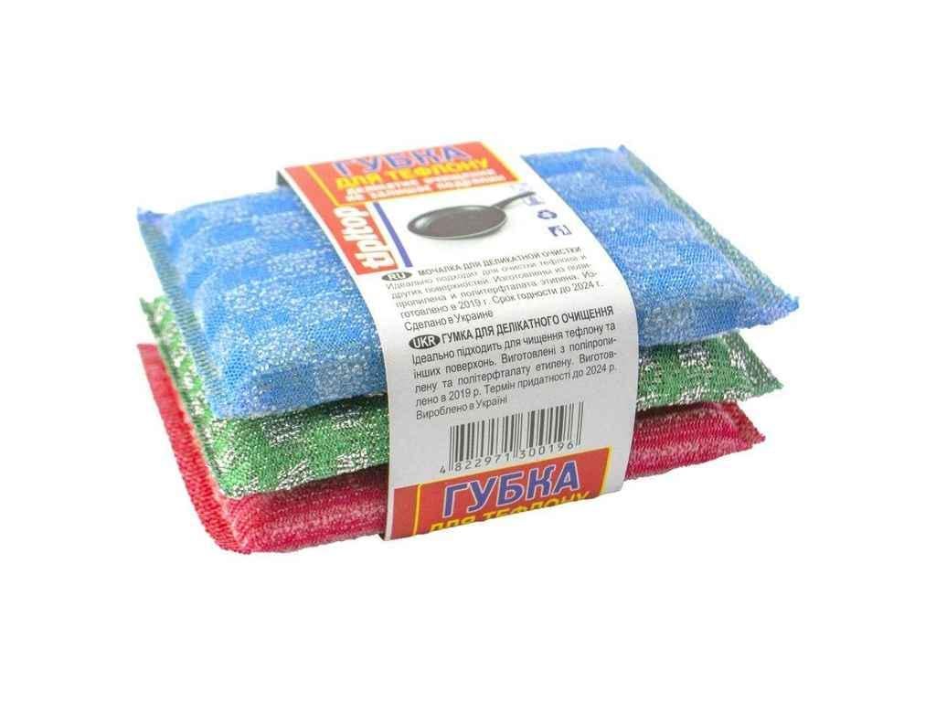 Губка-скребок TIPTOP полипропилен с антипригарным покрытием 3 шт. (905547)