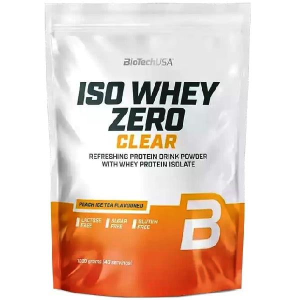 Протеин BioTechUSA Iso Whey Zero Clear 1000 г 40 порций Peach Tea (000020386)