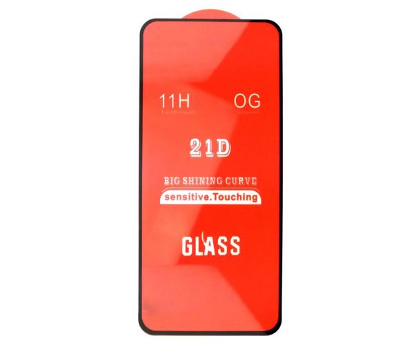 Защитное стекло Tempered Glass 21D Full Glue для Xiaomi Redmi Note 12 с клейким основанием по всей поверхности Black (32272)