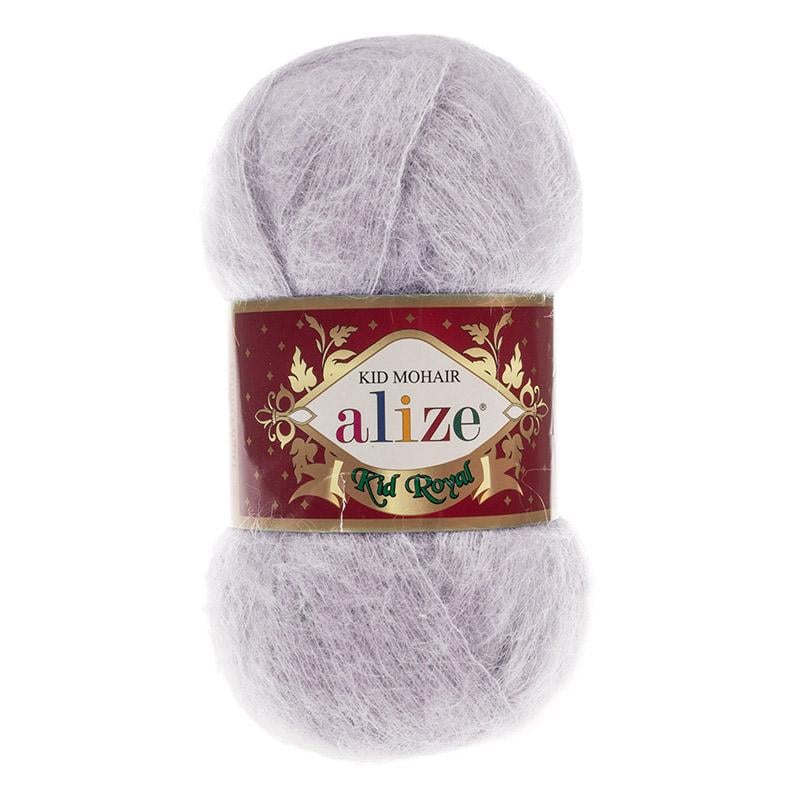 Пряжа Alize Kid Mohair 224 Голубой лид