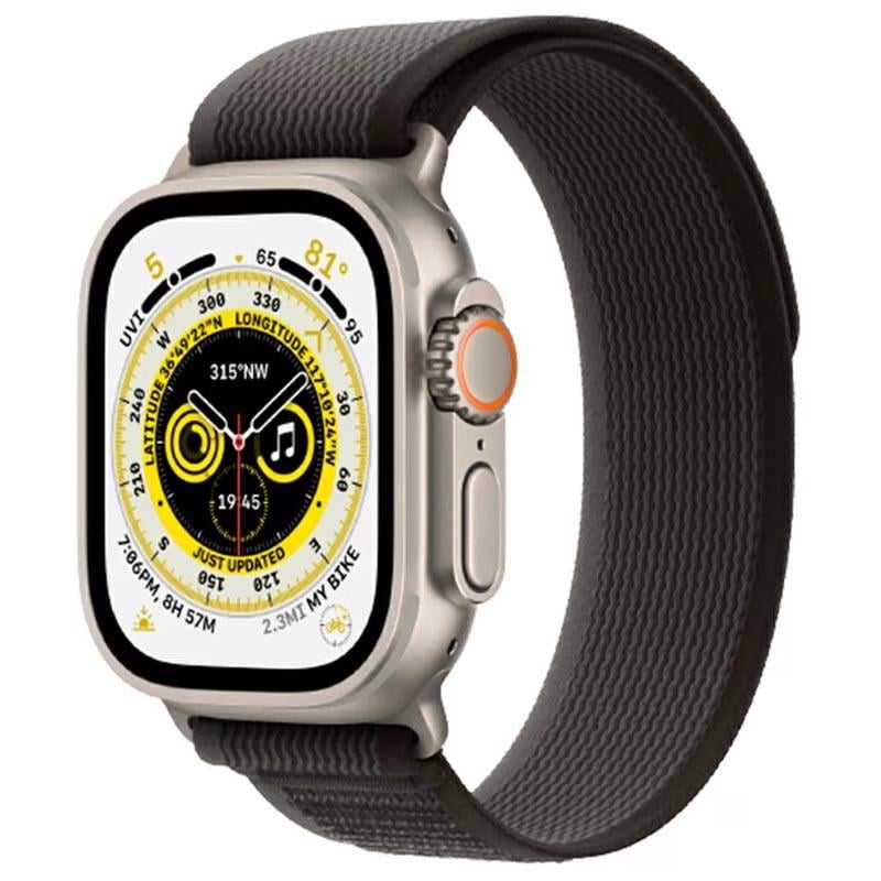 Ремінець Hoco WA14 series для Apple watch 38/40/41 мм Black with Gray