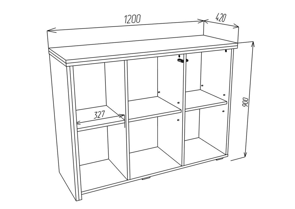 Комод Connect E SK Дуб кремона котта / Стоун беж - фото 4 Комод Connect E SK Дуб кремона котта / Стоун беж - фото 4