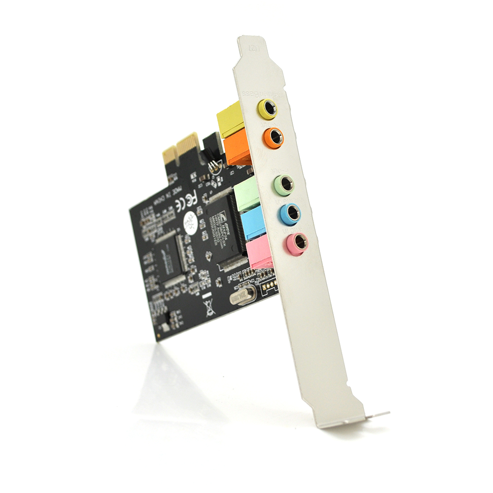Звуковая карта VOLTRONIC PCI-E 5,1CH 3D 4,1 Windows 98/2000/XP/NT/Win7 32/64 BOX (YUT_V1833)