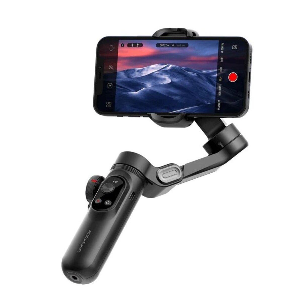 Стедікам трьохосьовий AOCHUAN Professional Gimbal Stabilizer для Smartphone SMART X Pro 3200 mAh Black (AOCHUAN-SMARTXPRO-B)