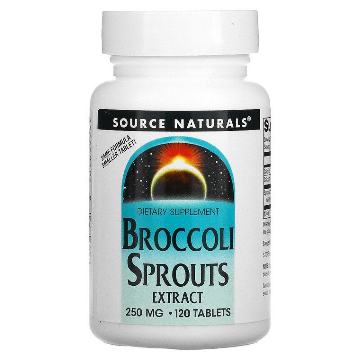 Экстракт Брокколи Source Naturals 120 таблеток 250 мг (4242)