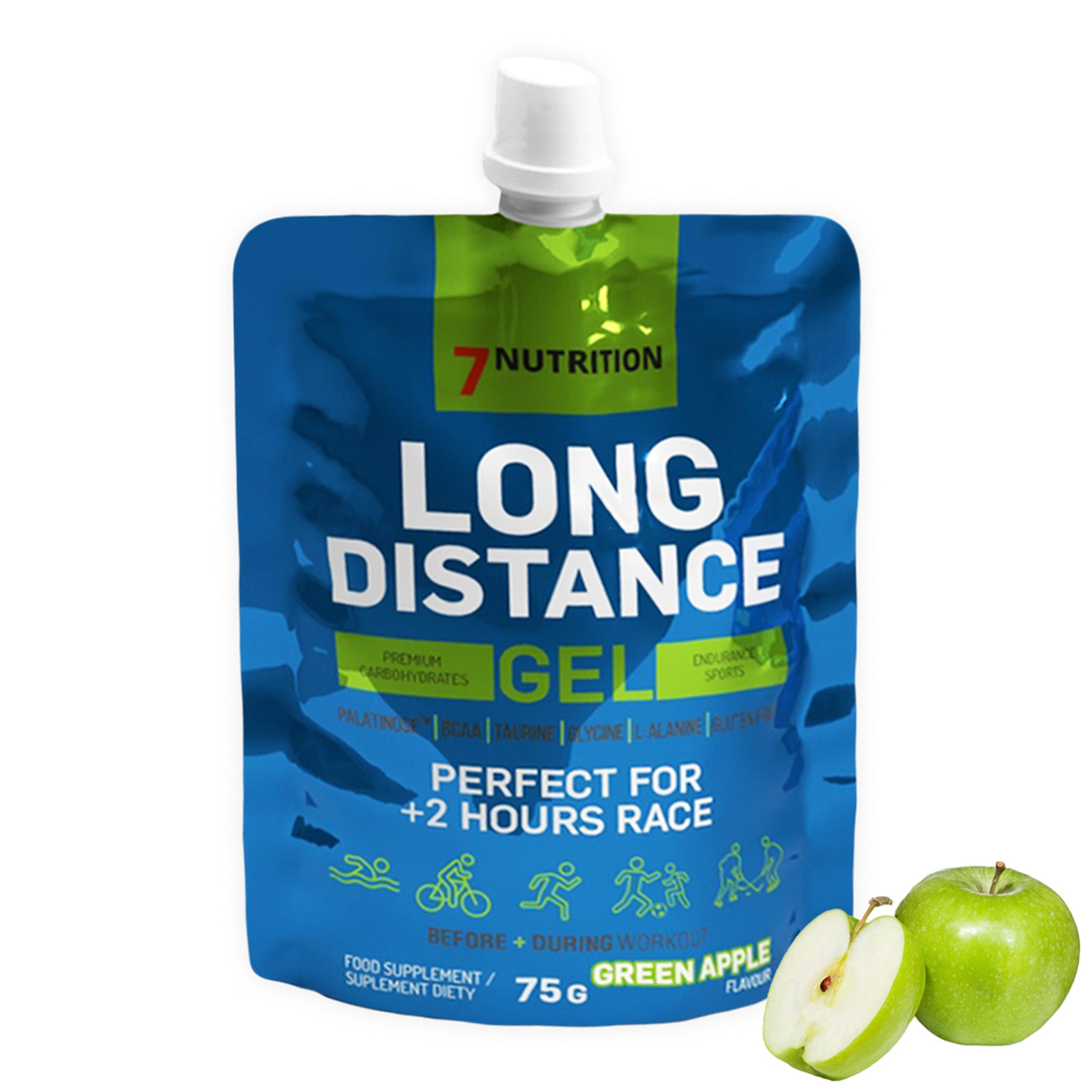 Аминокислоты 7 Nutrition Long Distance Gel Green Apple 75 г Аминокислоты 7 Nutrition Long Distance Gel Green Apple 75 г