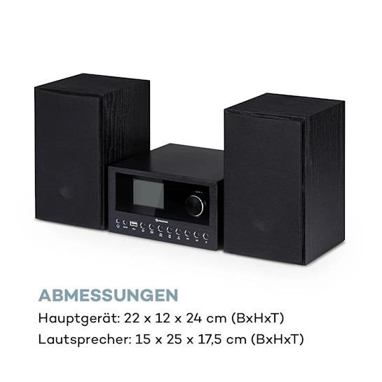 Стереосистема Auna Connect System/DAB+/FM-радіо CD Bluetooth USB (10039895) - фото 3