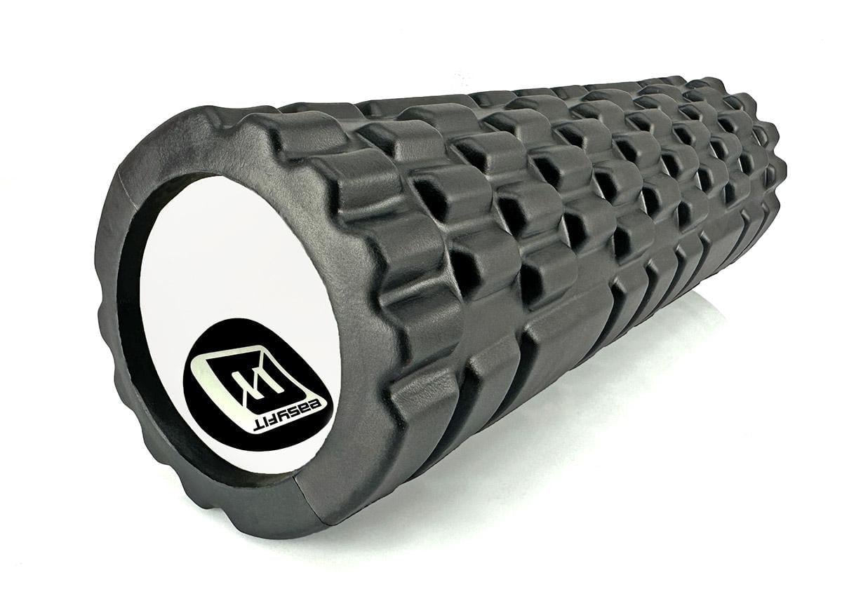 Массажный роллер EasyFit Grid Roller Mini 30 см Черный (EF-2017-BK)