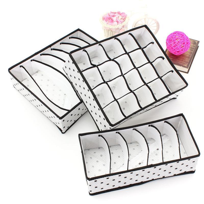 Набор органайзеров Supretto для белья 3 шт Белый