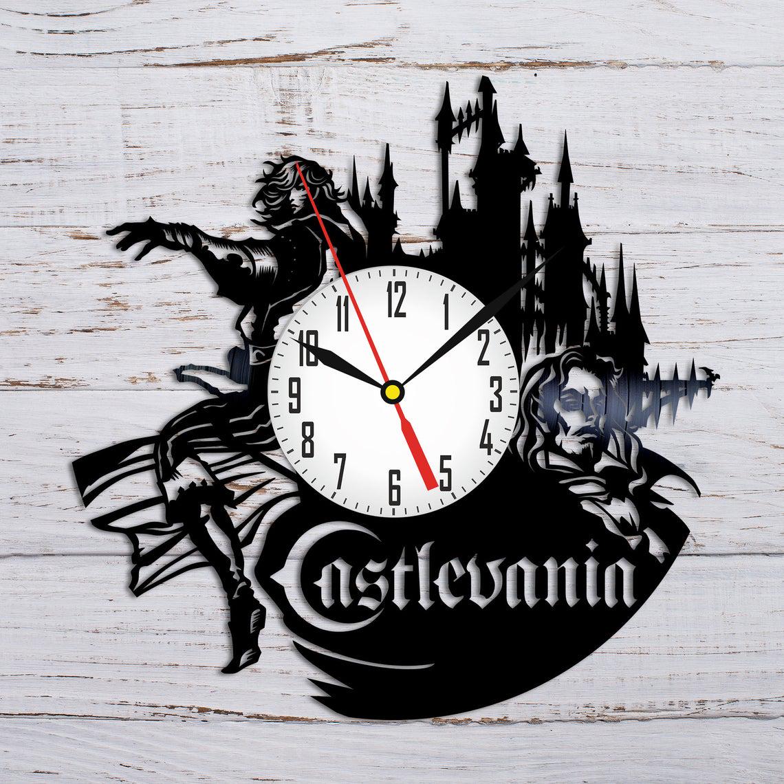 Часы настенные Castlevania 2306 из виниловой пластинки
