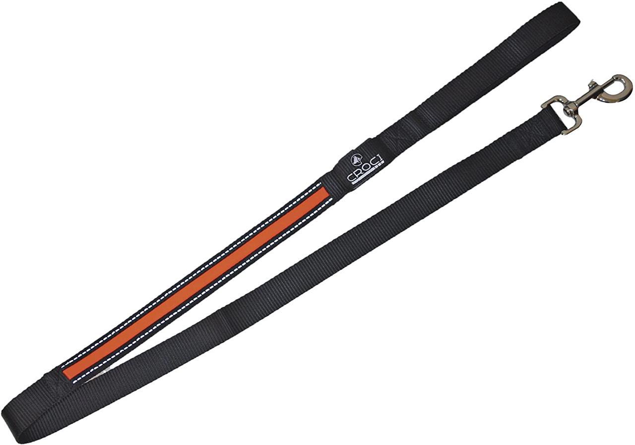Повідець світлодіодний Croci USB регулюється 2,5x120 см Помаранчевий (1221918363)