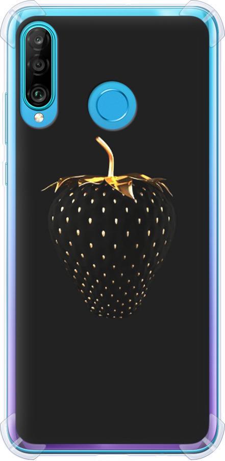 Чехол на Huawei P30 Lite Черная клубника (3585sp-1651-42517)