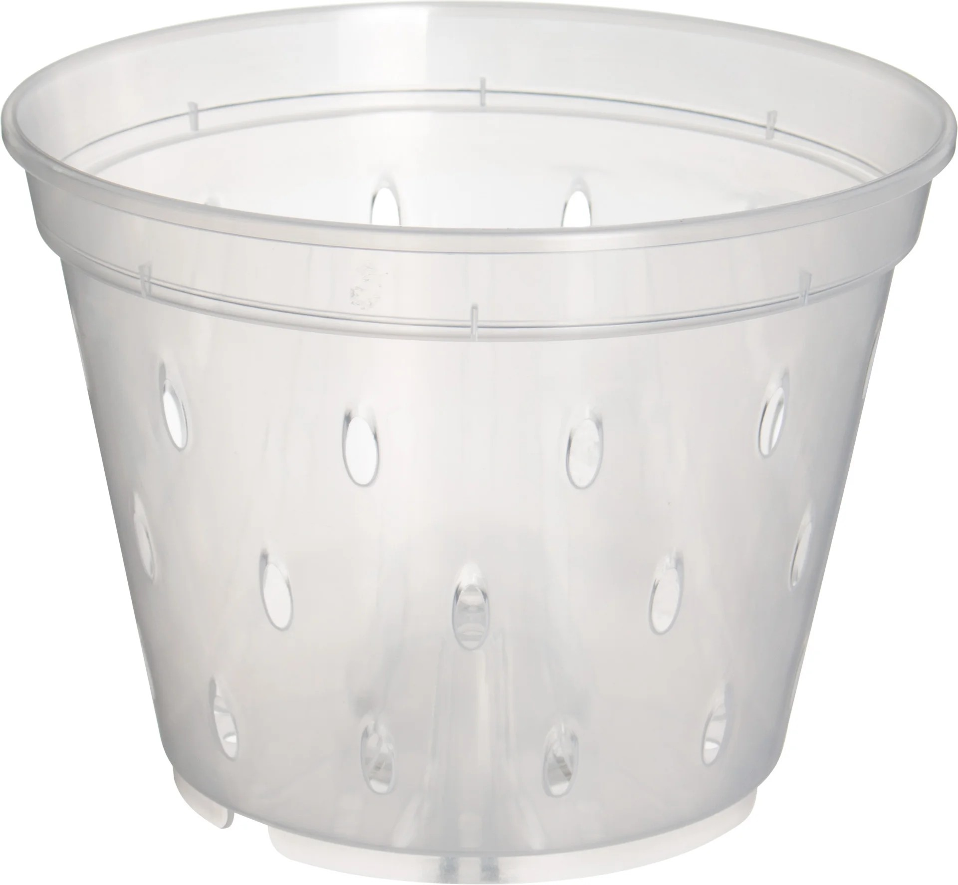 Горшок для орхидей Алеана дренажный 17х12,5 см Прозрачный (4823052316013)