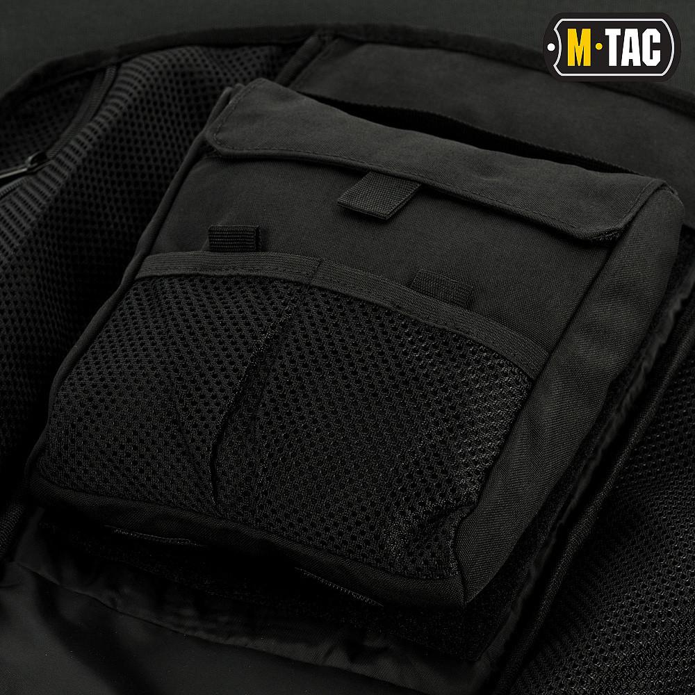 Рюкзак тактичний однолямковий M-Tac Armadillo Black (9155) - фото 7 Рюкзак тактичний однолямковий M-Tac Armadillo Black (9155) - фото 7