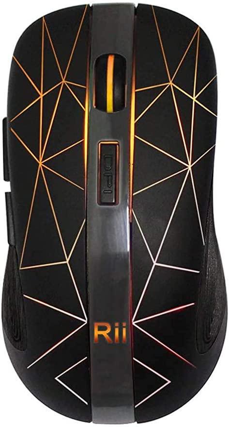 Беспроводная мышь Rii RM200 2,4 G 5 кнопок с RGB подсветкой (1603489843)